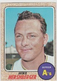 MIKE HERSHBERGER 1968 TOPPS CARD #18