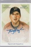 TOMMY MANZELLA 2010 TOPPS CHICLE AUTOGRAPH CARD