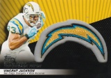 VINCENT JACKSON 2010 TOPPS THROWBACK PATCH CARD