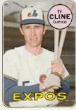 TY CLINE 1969 TOPPS CARD #442