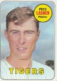 FRED LASHER 1969 TOPPS CARD #373