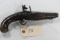 Bauduin .69 cal Flintlock Pistol w/decorative brass trim (missing ram rod)