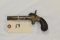 Derringer .36 cal Pistol w/brass frame & marked 