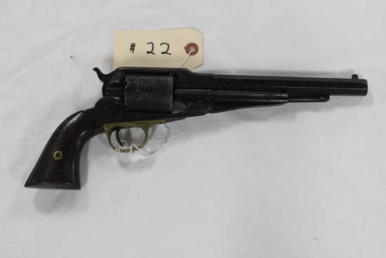 E. Remington, New Model 44 cal Revolver, marked A313, pat. Sept. 14, 1858, Brass Trigger Guard, Conv