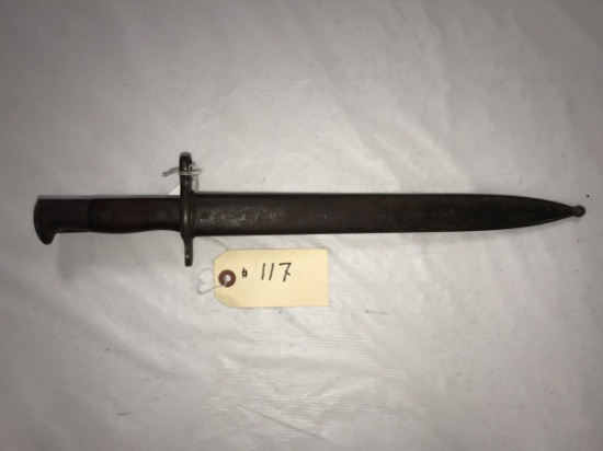 US 16" Bayonet w/blade dated 1896