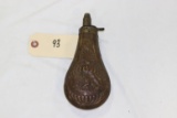 Dog and Tree Copper Powder Flask