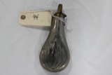 German Silver Powder Flask