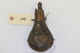 Decorated Powder Flask