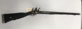 British Flintlock .69 cal Rifle w/carved stock