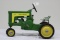 #132 1959 JOHN DEERE 130 LARGE 3-HOLE PEDAL TRACTOR