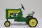 #51 1958 JOHN DEERE 130 4 HOLE PEDAL TRACTOR (OLD, REPAINTED)