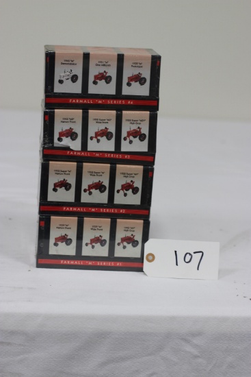 #107 FARMALL M SERIES, SETS 1, 2,3, & 4 (NIB)