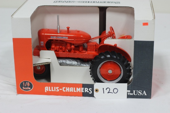 #120 ALLIS-CHALMERS WD 45 TRACTOR 1/8-SCALE, FARM PROGRESS SHOW 2000 (NIB) AND SHIPPING BOX