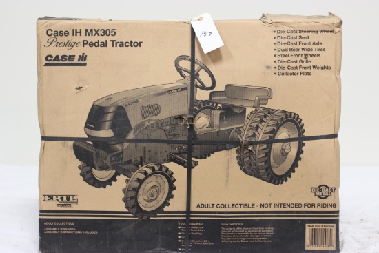 #157 CASE IH MX305 PRESTIGE PEDAL TRACTOR (NIB)