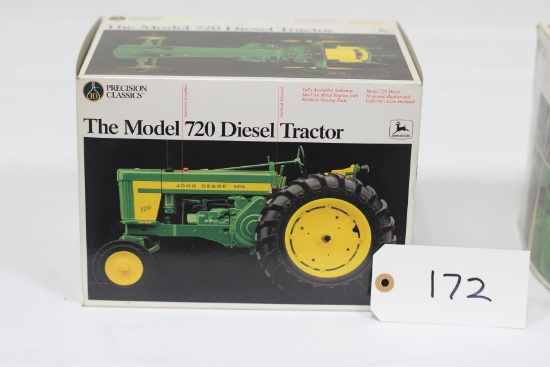 #172 JOHN DEERE 720 DIESEL TRACTOR 1/16-SCALE PRECISION CLASSIC NO. 10 (NIB)