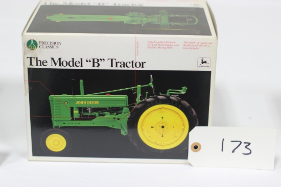 #173 JOHN DEERE B TRACTOR 1/16-SCALE PRECISION CLASSIC NO. 12 (NIB)