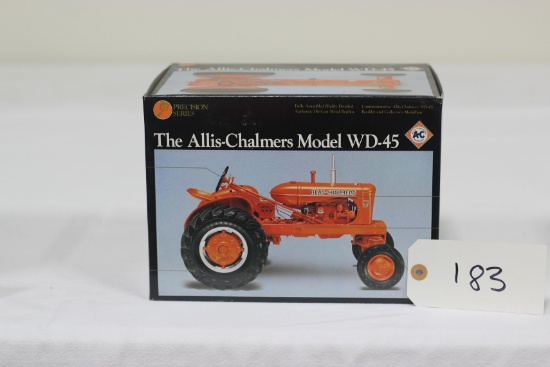 #183 ALLIS-CHALMERS WD-45 TRACTOR 1/16-SCALE PRECISION SERIES NO. 3 (NIB)