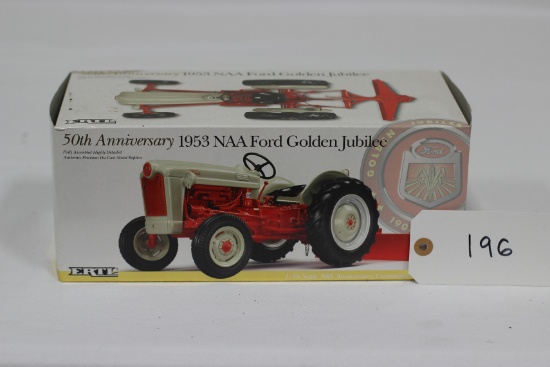 #196 1953 NAA FORD GOLDEN JUBILEE TRACTOR “50TH ANNIVERSARY” 1/16-SCALE (NIB)