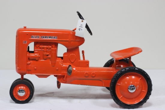 #46 1954 ALLIS-CHALMERS CA TYPE 3 PEDAL TRACTOR (REPAINTED, ORIGINAL TIRES)