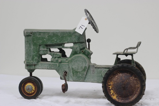 #71 1954 JOHN DEERE 60 LARGE TYPE 4 PEDAL TRACTOR, “SURVIVOR”