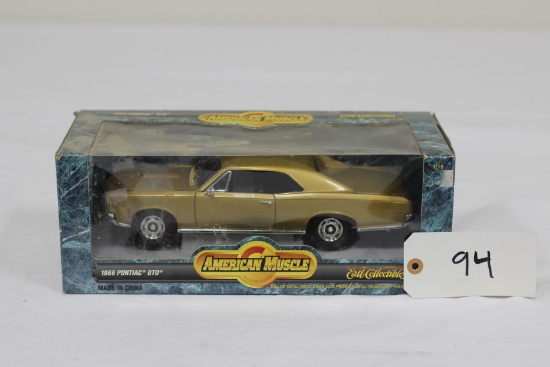 #94 1966 PONTIAC GTO AMERICAN MUSCLE DIE CAST (IN BOX)