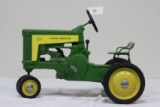 #132 1959 JOHN DEERE 130 LARGE 3-HOLE PEDAL TRACTOR