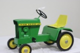 #144 1965 JOHN DEERE LGT TYPE 2 PEDAL TRACTOR (NEW PAINT, MISSING FRONT GRILL)