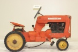 #255 1957 ALLIS-CHALMERS D-14 PEDAL TRACTOR (OLD REPAINT, DAMAGED FRONT PEDESTAL)