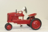 #56 1951 FARMALL M MID-SIZE OPEN GRILL PEDAL TRACTOR (INCORRECT PAINT)