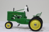 #73 1952 JOHN DEERE 60 SMALL, SEAT BACK PEDAL TRACTOR