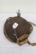 #9-CIVIL WAR-ERA BULLSEYE CANTEEN W/SPOUT MARKED 