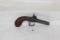 #31-BELGIUM 1850s .44 CAL DOUBLE BARREL BOOT PISTOL