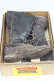 #64-EARLY THOROGOOD BOOTS IN BOX