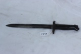 #177-MILITARY BAYONET (CUT DOWN)