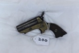 #200-C. SHARPS .22 CAL 4-BARREL PEPPERBOX W/MATCHING SN BARREL AND FRAME (REPLACED GRIPS)