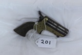 #201-C. SHARPS .22 CAL 4-BARREL PEPPERBOX W/MATCHING SN BARREL AND FRAME (CARVED GRIPS)