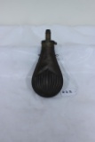 #222-POWDER FLASK W/DECORATIVE COPPER AND BRASS