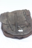 #248-INDIAN WARS LEATHER SADDLE BAG MARKED 