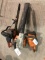 40-7 - (2) CHAINSAWS - CRAFTSMAN AND HUSQVARNA,  STIHL BLOWER