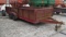 13-2 - 18' TANDEM AXLE TRAILER WITH SIDES AND RAMPS