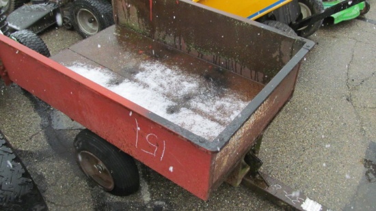 37-87 - UTIILITY TRAILER WITH PIN HITCH