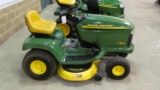 45-16 - JOHN DEERE LT155 MOWER WITH FREEDOM 42