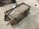 2-4 - CHILD'S WOODEN WAGON