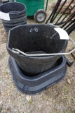 56-7 - SALT BLOCK HOLDER AND 3-GALLON FEED BUCKET