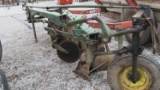 75-15 - JOHN DEERE 4-BOTTOM PLOW WITH HARROW