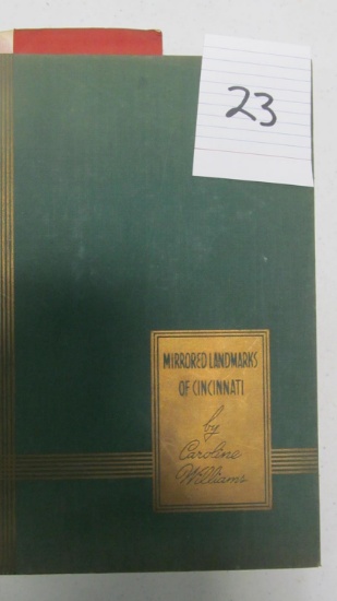 Mirrored Landmarks Of Cincinnati, First Edition, C. 1939 By Caroline Williams, Edited By William Mcl