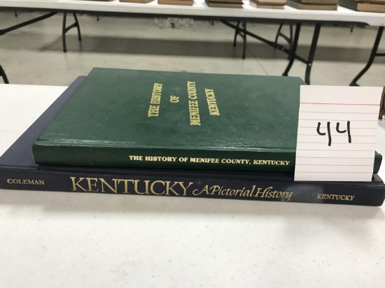 (2) Books: The History Of Menifee County, Kentucky, C. 1986 By Don Mills; Kentucky: A Pictorial Hist