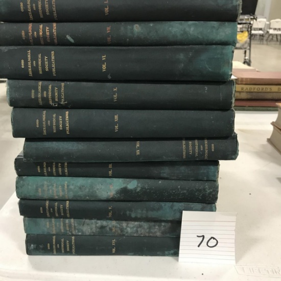 (20) Volumes Of The Ohio Archeological And Historical Society Publications (miscellaneous Volumes)