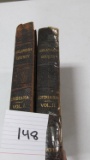 (2) Volumes Delaware County, Indiana, Volumes 1&2, C. 1908 By G. W. H. Kemper, Lewis Publishing Comp