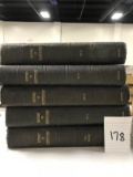 (5) Volumes Of History Of Kentucky By William Elsey Connelley And E. M. Coulter, C. 1922 (fair)